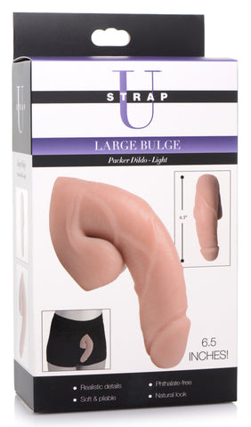 Large Bulge Soft Packer Dildo 7 Inch Light Skin Tone Packers