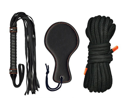 Orange Is The New Kit #3 Bondage Kit 3 Piece Set 50 Lashes > Bondage Gear > Restraints