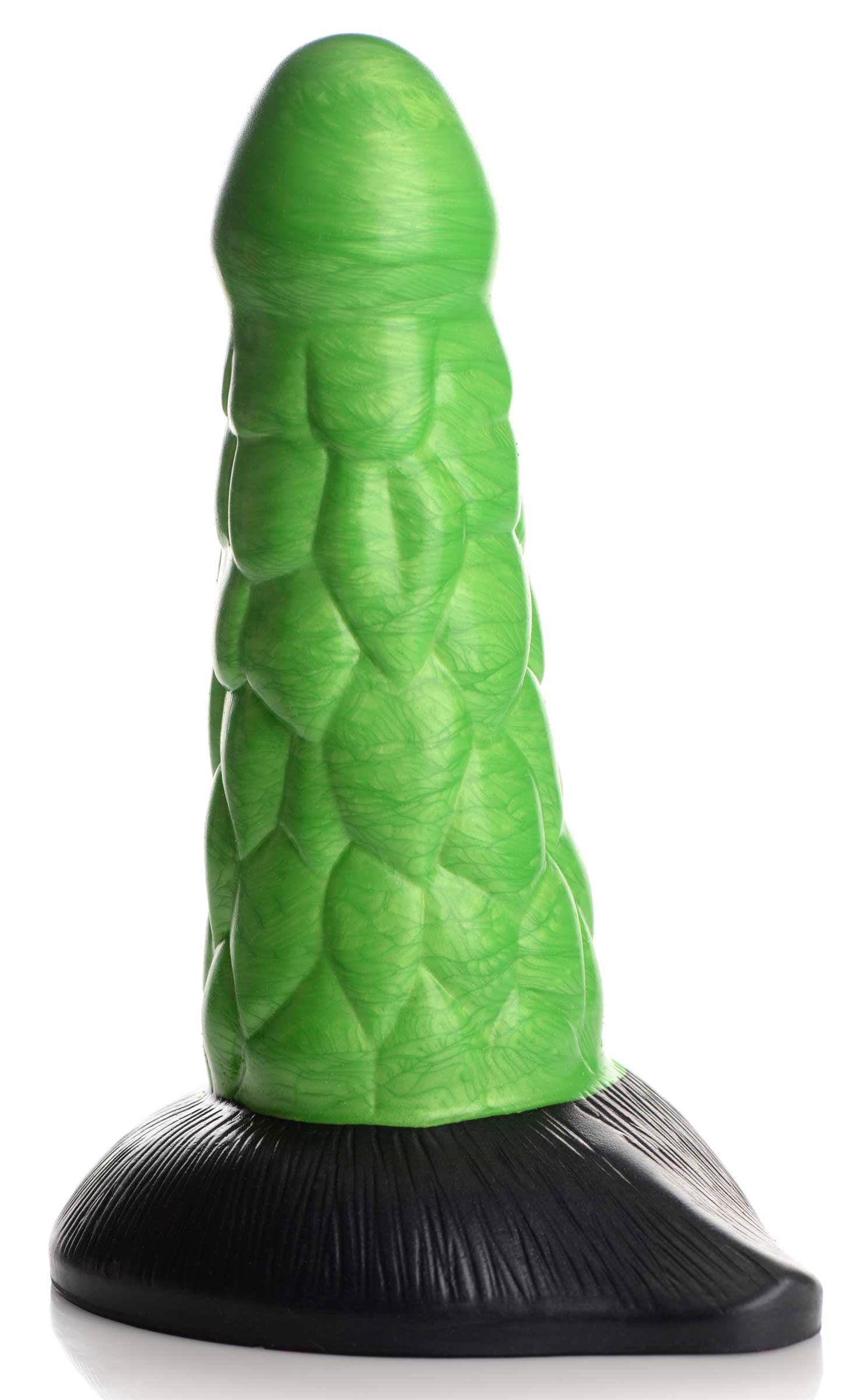 Creature Cocks Radioactive Reptile (Metallic Green) – 19cm Thick Scaly Silicone Dildo 7.5 Inch > Dildos > Fantasy