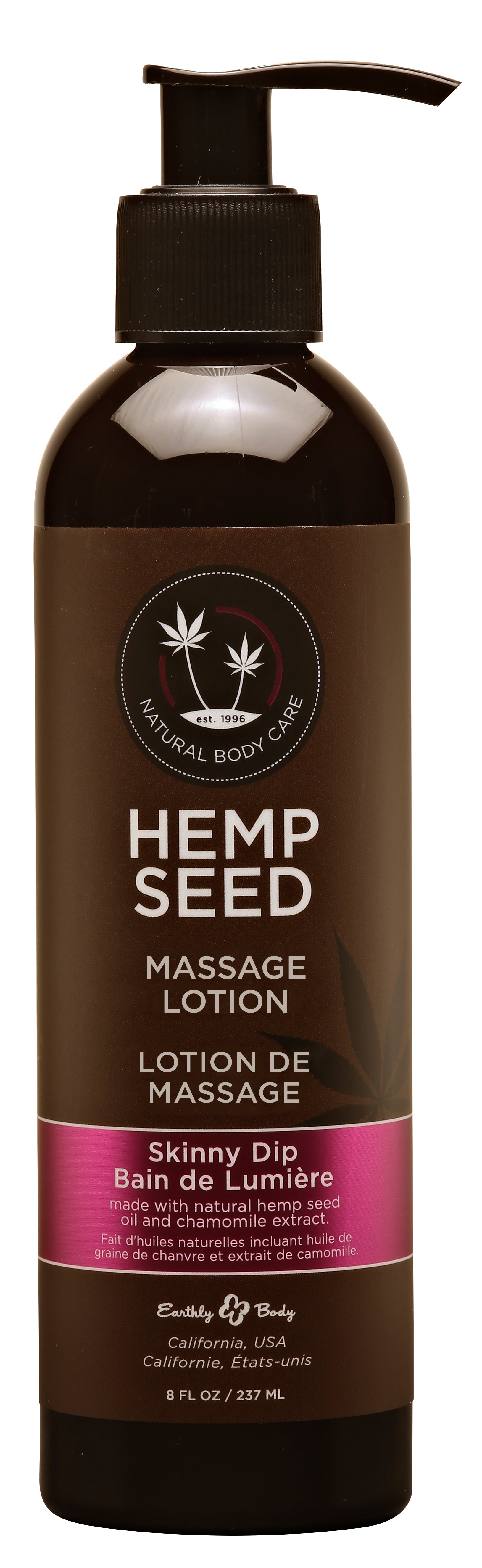 Skinny Dip Hemp Seed Massage Lotion – Vanilla and Fairy Floss Scented 237ml White > Essentials > Massage Oil