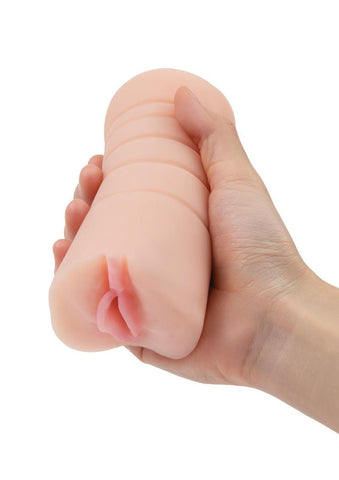 Zolo Stroke Off Vibrating Pussy Stroker Beige Strokers - Manual