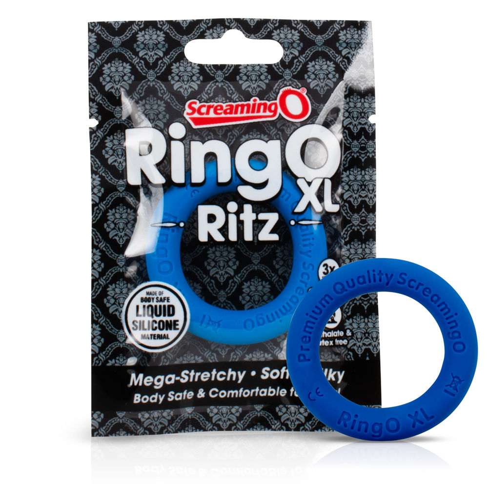 RingO Ritz XL (Black) Cockring > Cock Ring > Single