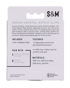 Indica Crystal Nipple Clips (Green) – Adjustable Tension Nipple Clips Green > Sex Toys > Nipple Clips