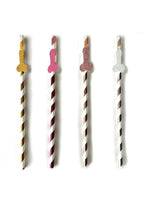 Glitterati Penis Tall Straws Party Straws 8 Pack > Novelties > Party Supplies