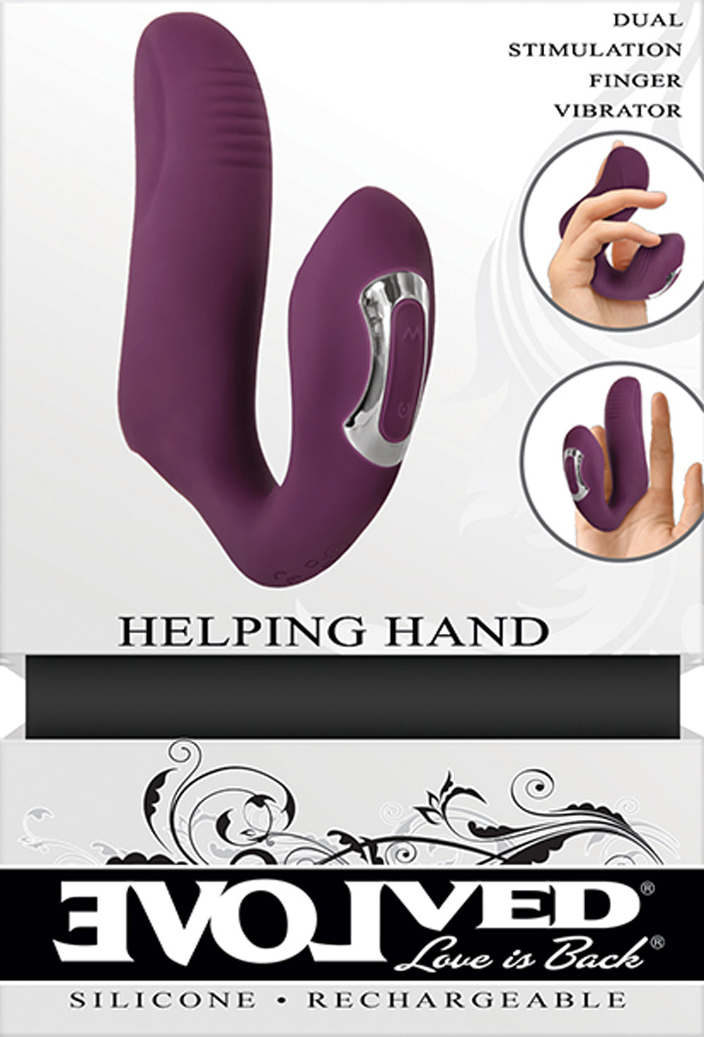 Evolved Helping Hand Dual Finger Stimulator > Vibrators > Finger Vibrators