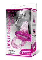Bodywand Rechargeable Lick It Pleasure Ring – USB Rechargeable Vibrating Cock Ring Pink > Cock Ring > Vibrating