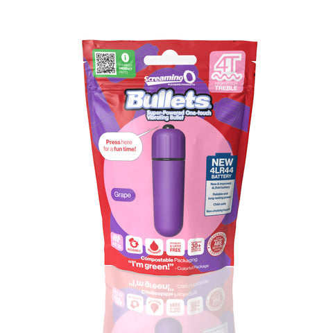 Bullets 4T High Pitch Treble (Grape) > Vibrators > Mini Vibrators