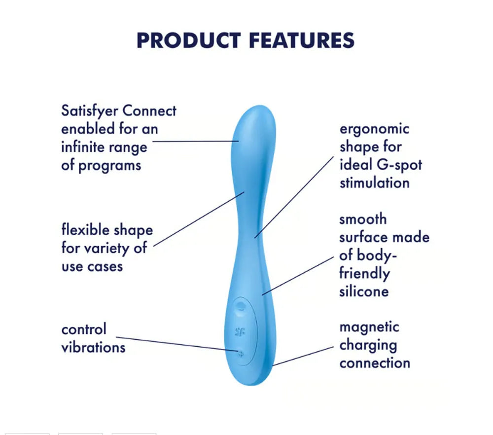Satisfyer G-Spot Flex 4 – USB Rechargeable Remote-Controlled Silicone Vibrator > Sex Toys > Remote Control Toys