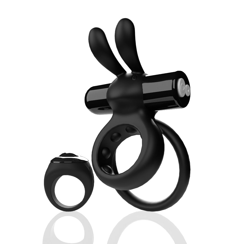 Ohare Remote Control Wearable Rabbit Vibrator (Black) – Rechargeable Waterproof Silicone Vibrator > Sex Toys > Couples Toys Main image
