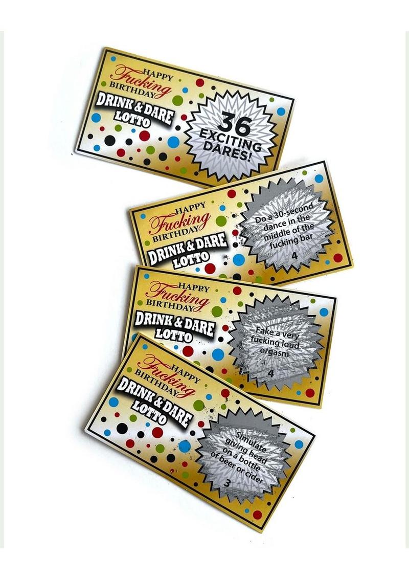 Happy Fucking Birthday Lotto – Party Game Drinking Game > Novelties > Party Supplies