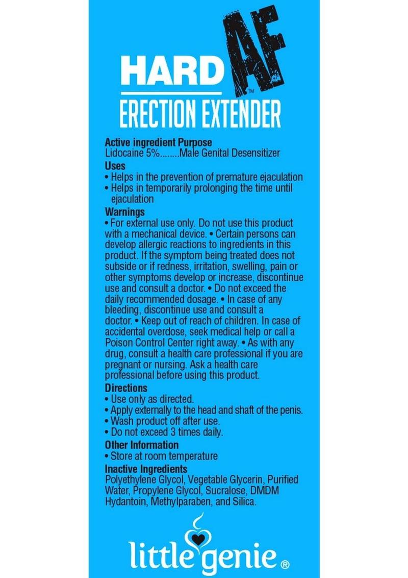Hard AF Male Erection Cream – Long-Lasting Rock-Hard Erections 44ml > Essentials > Mens Enhancers