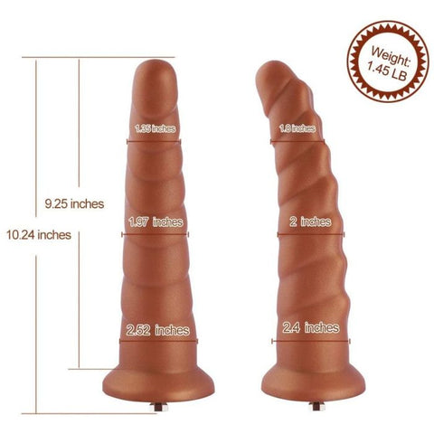 Hismith - 10.24" Silicone Gold Huge Arthropod Dildo (KlicLok)
