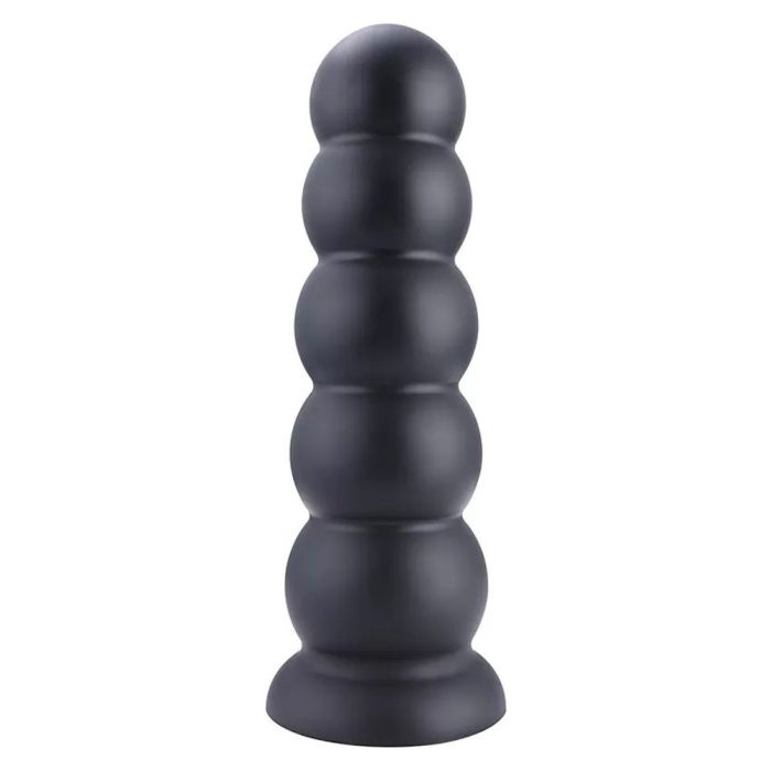 Hismith - 11.8" Silicone Smooth 5 Balls Beaded Anal Dildo (KlicLok)