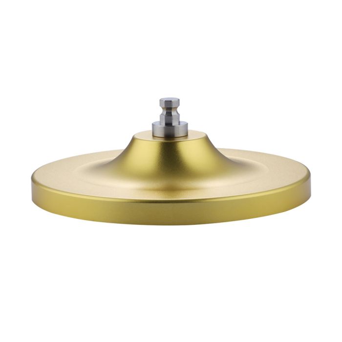 Hismith 4.5in Gold Suction Cup Adapter for KlicLok System