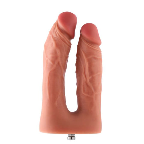 Hismith - 6.5" Silicone Double Penetrator Dildo (KlicLok)