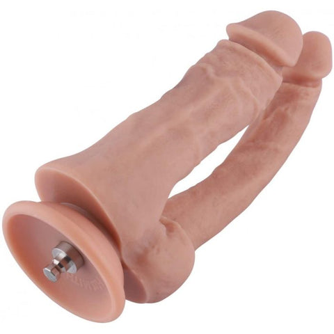 Hismith - 7" Silicone Double Penetrator Dildo (KlicLok)
