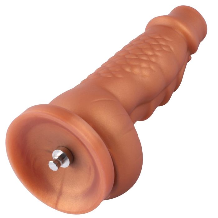 Hismith 8.1in Golden Squamule Silicone Dildo