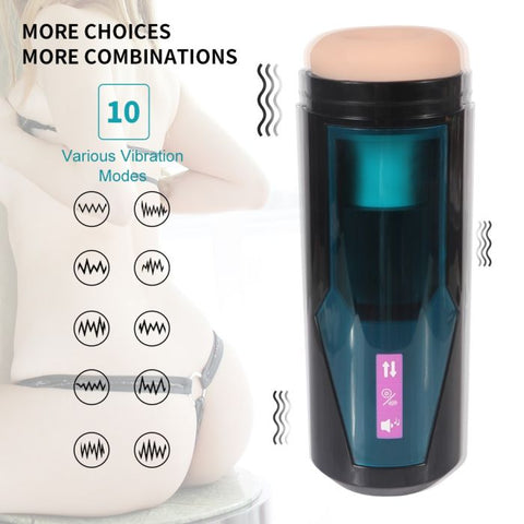 HiSmith - Thrusting Male Stroker (Suction Base / KlicLok)