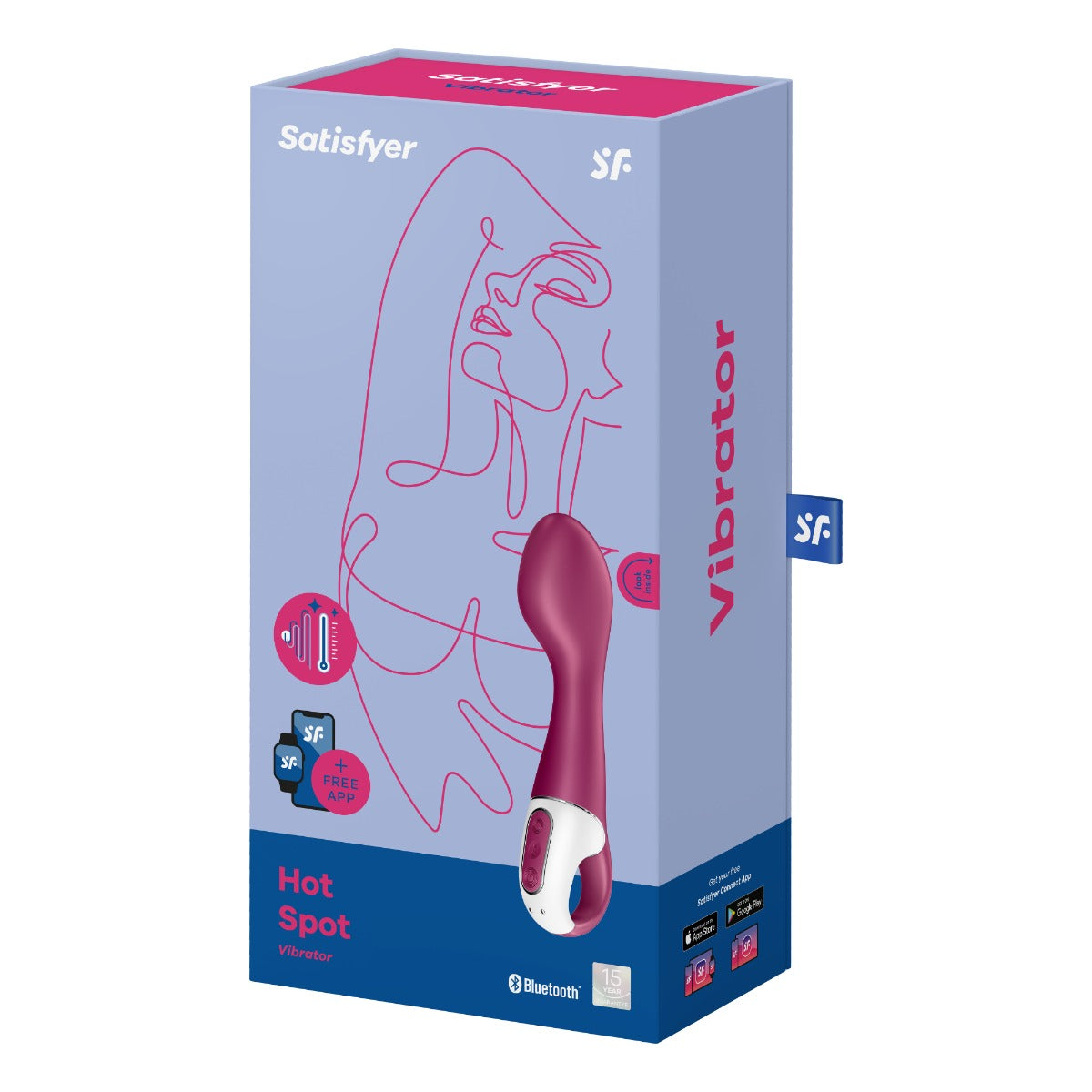Satisfyer Hot Spot Warming G-Spot Vibrator – Warming Function G-Spot Vibrator > Sex Toys For Ladies > G-Spot Vibrators