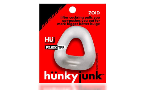 Zoid Trapaziod Lifter Cockring Clear Ice Cockrings