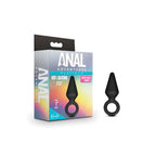 Anal Adventures Platinum Silicone Anal Loop Plug Small – Silicone Butt Plug Black Small > Anal Range > Butt Plugs