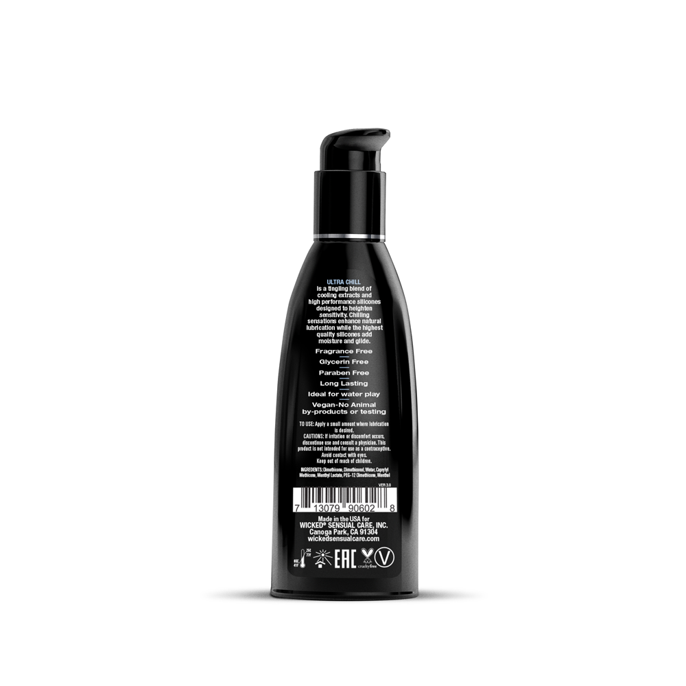 Wicked Ultra Heat Warming Silicone Lubricant 60ml 2 Ounce Bottle > Lube > Silicone