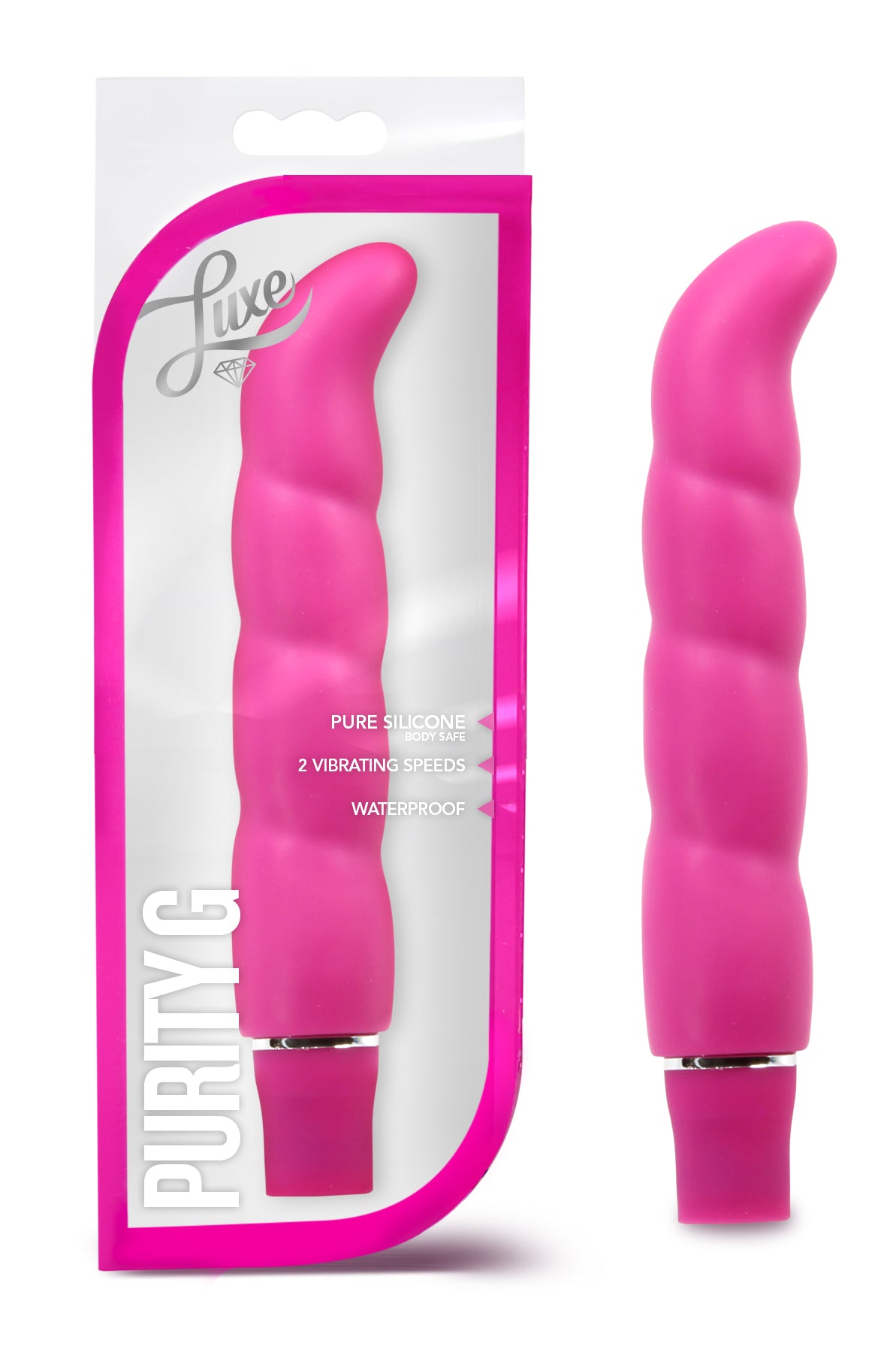 Luxe Purity G Pink 6.25 Inch Vibrating G Spot Toy Pink > Sex Toys For Ladies > G-Spot Vibrators