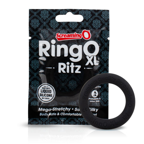 RingO Ritz XL (Black) Cockring > Cock Ring > Single
