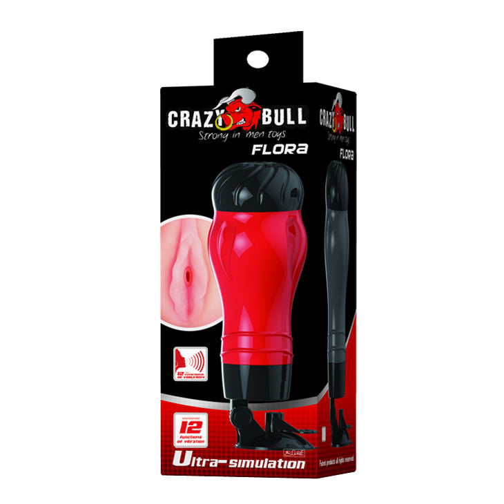 Flora Pussy Masturbator – Vibrating Male Stroker with 12 Functions > Sex Toys For Men > Masturbators > Vibrating