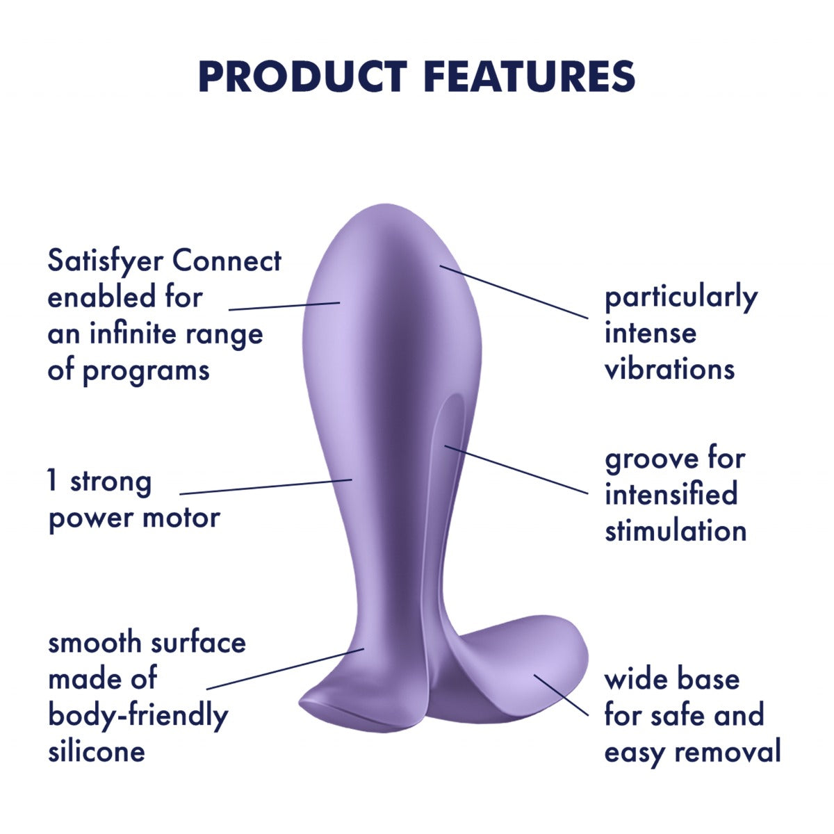Satisfyer Intensity Plug – Powerful Vibrating Anal Toy with App Control > Anal Range > Vibrating Butt Plugs