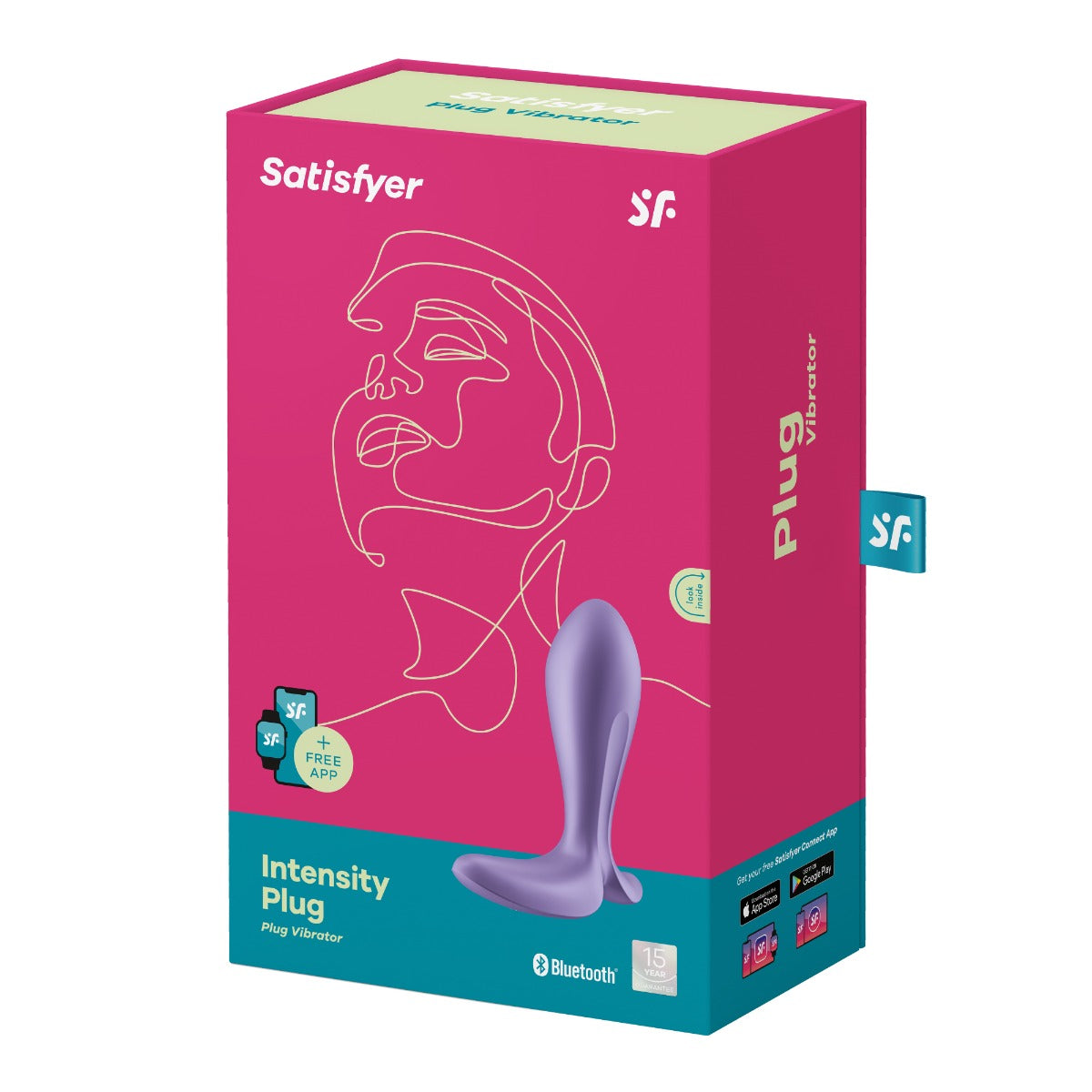 Satisfyer Intensity Plug Purple - Powerful Vibrating Anal Toy > Anal Range > Vibrating Butt Plugs