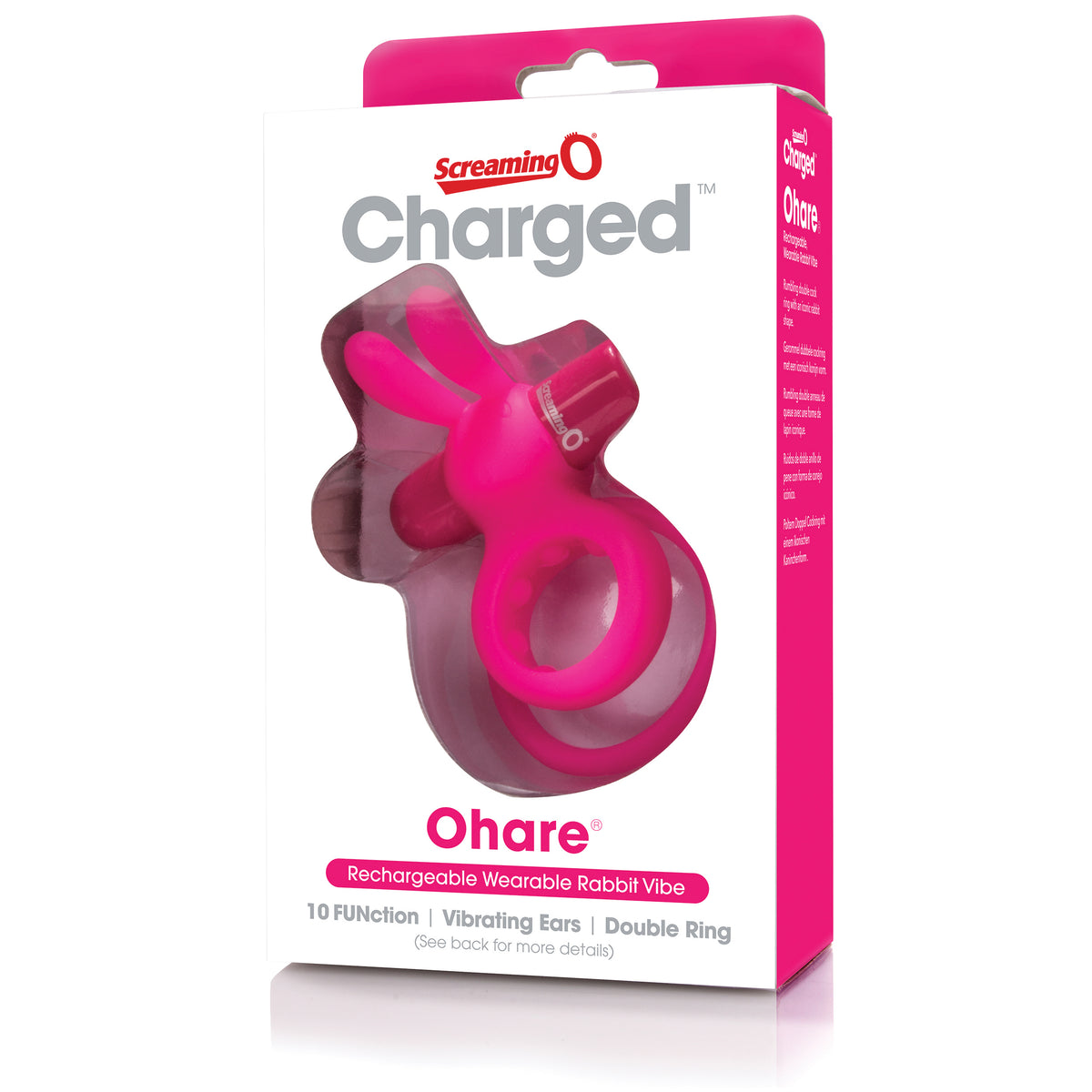Charged Ohare Rechargeable Double Cock Ring True Silicone – Couples' Intimacy Vibrator > Sex Toys > Couples Toys