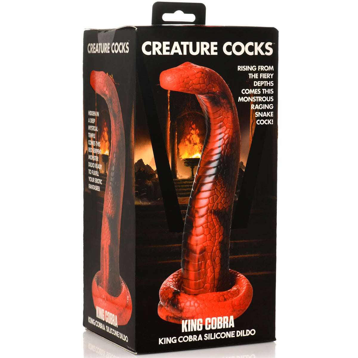 Creature Cocks King Cobra Silicone Dildo – Large Textured 12 Inch Silicone Dildo > Dildos > Fantasy