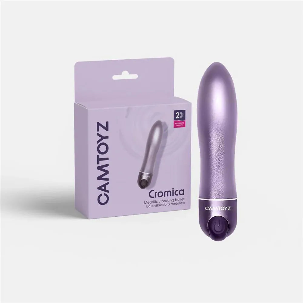 Cromica Camtoyz Metallic – Compact 3.5 Inch Vibrating Bullet Purple > Vibrators > Mini Vibrators Main image