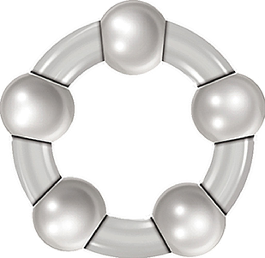 Zero Tolerance Three Amigos Clear Cock Rings Set of Three COCK RING Set