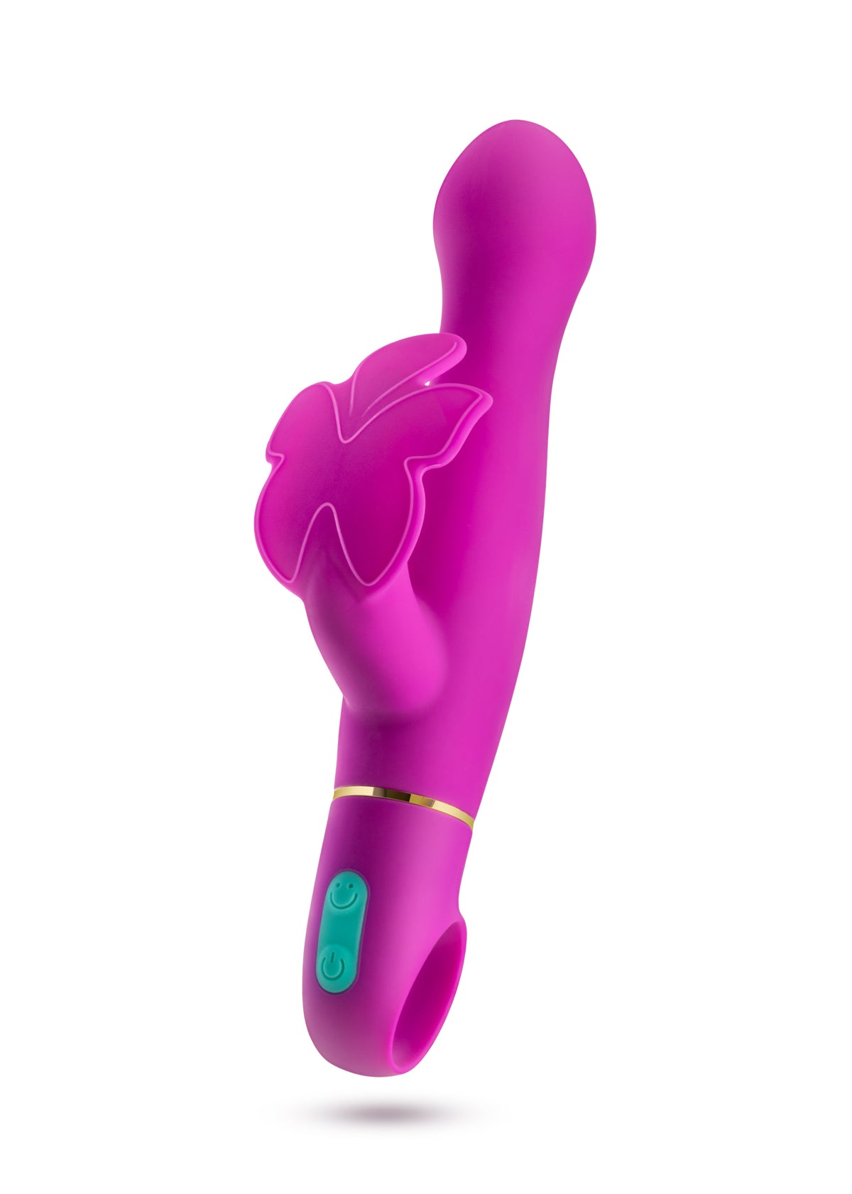 Aria Naughty AF Plum 18.4cm Butterfly Vibrator > Vibrators > Ladies > Rabbit