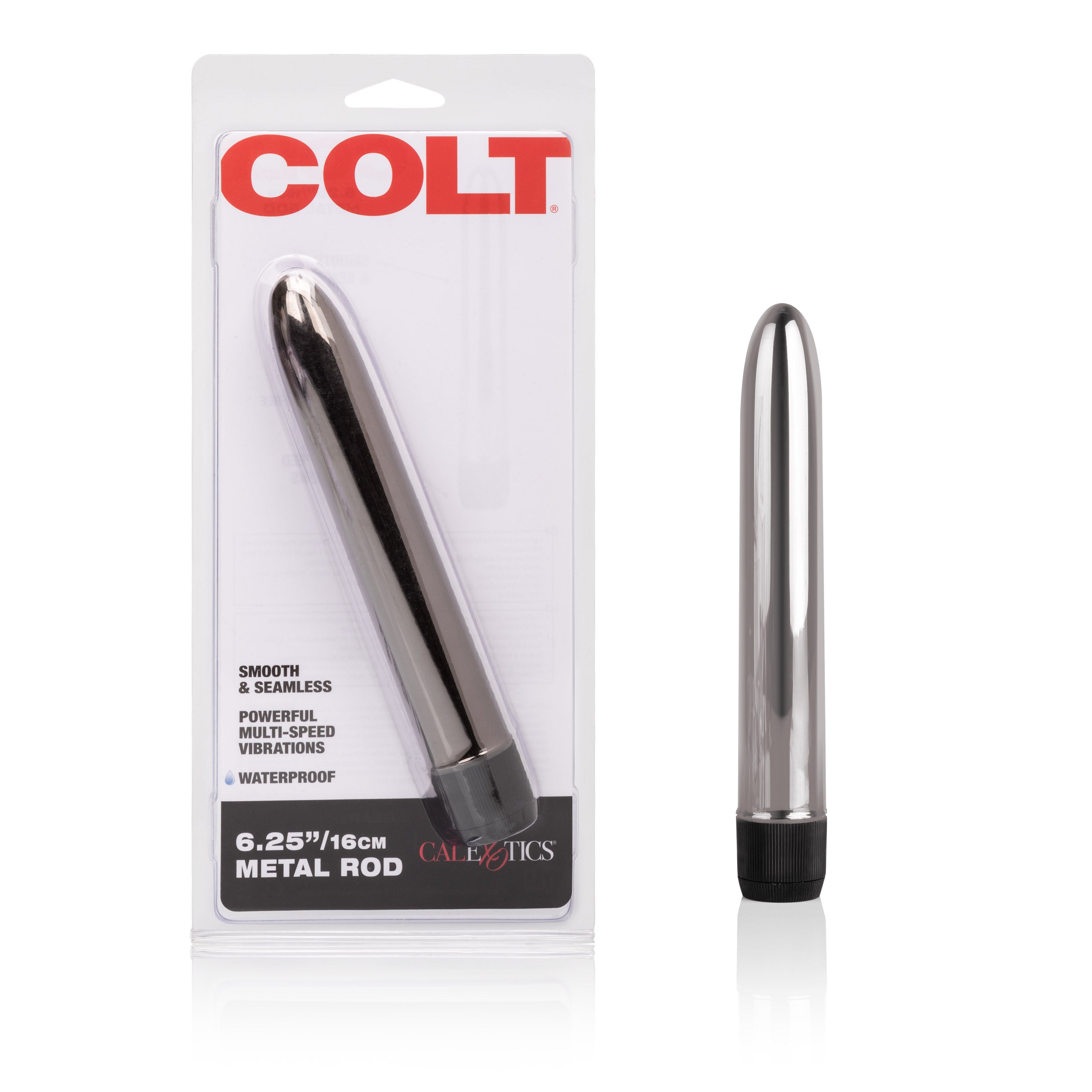 Colt Metal 6.25 Inch – Multi-Speed Silver Vibrator with Smooth Seamless Finish > Vibrators > Standard Vibrators
