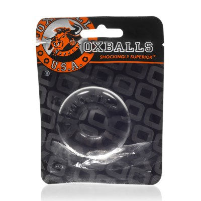Donut 2 Cockring Large Clear with 5x Stretch for Enhanced Performance > Cock Ring > Single