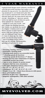 Evolved TOO HOT TO HANDLE Thrusting Vibe 7 Speed Rechargeable > Dildos > Thrusting Dildos