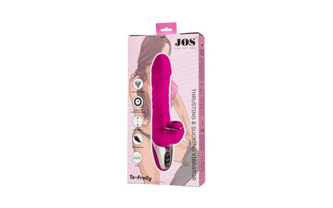 JOS To-Frolly Thrusting and Sucking Vibrator 2cm Stretch VIBRATORS-RABBIT-MULTI
