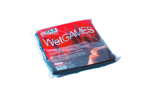 SexMAX WetGAMES Black Vinyl Sheet for Mess-Free Adult Fun Play Sheets