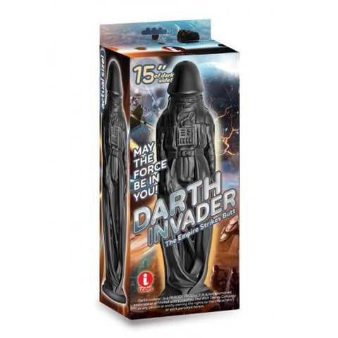 Darth Invader 14 Inch Fantasy Dong – Strong Suction Cup Large Dong Black Fantasy Dongs