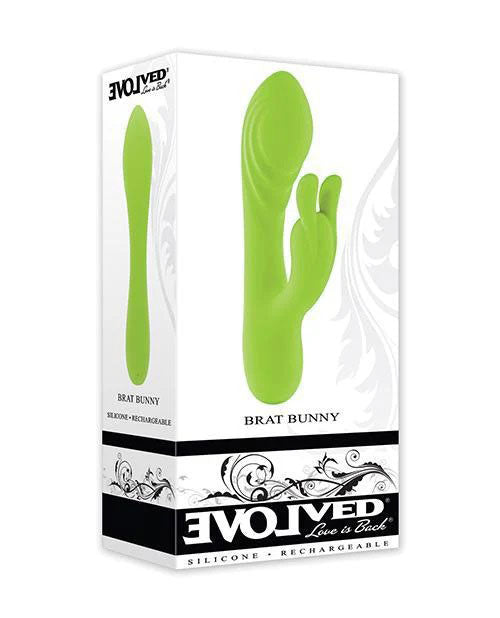 Brat Bunny (Green) – Electric Dual Motor Rabbit Vibrator Green > Vibrators > Ladies > Rabbit