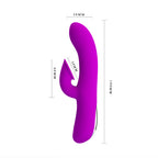 Rechargeable Anthony – Silicone Clit Suction Rabbit Vibrator With Curved Shaft And Thicker Tip > Vibrators > Ladies > Rabbit Multi