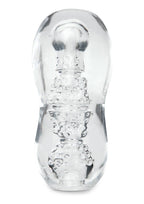Zolo Gripz Dotted Clear – Squeezable Stroker > Sex Toys For Men > Masturbators > Manual