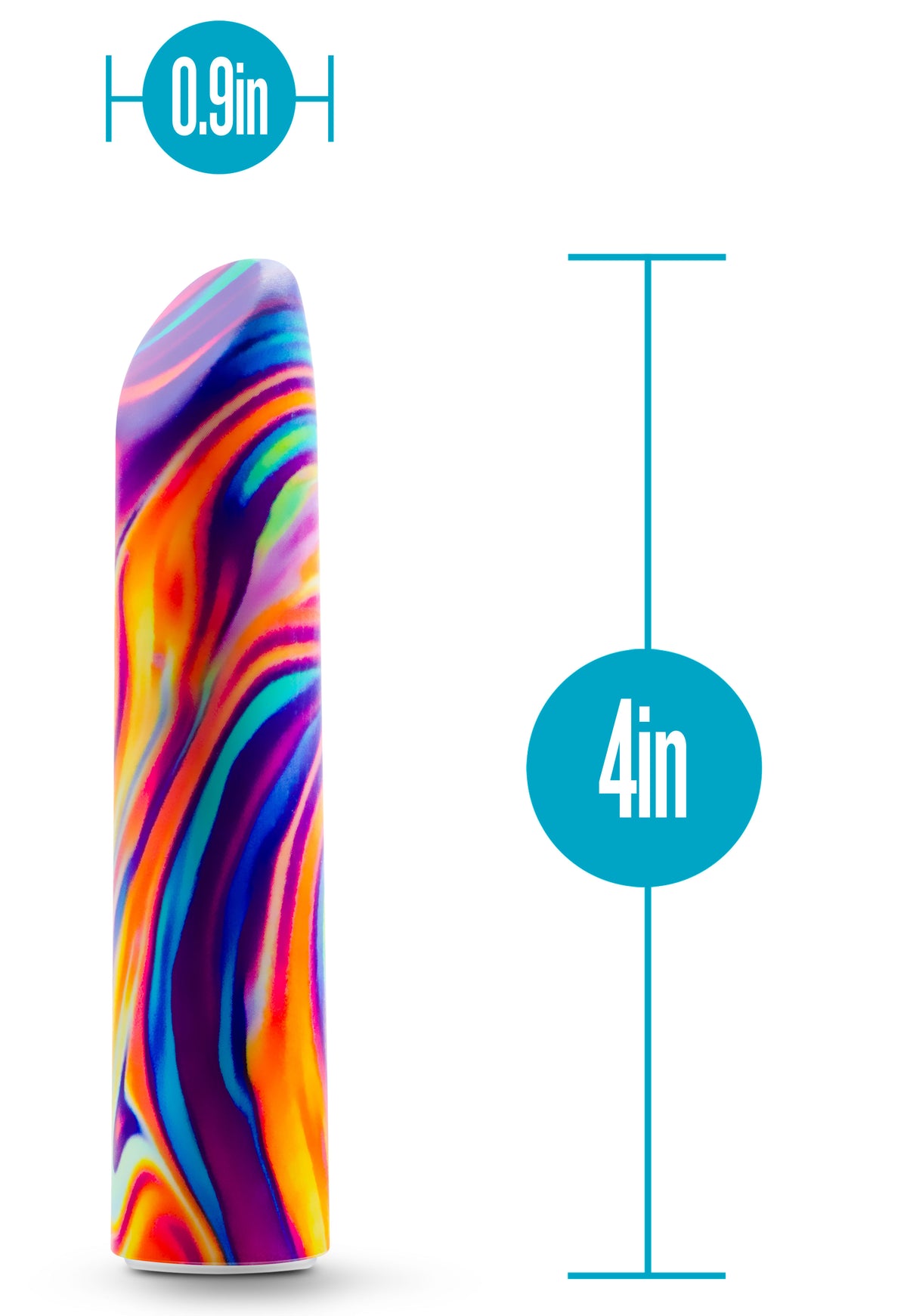 Limited Addiction Psyche Power Vibe (Rainbow) – USB Rechargeable Vibrator 10.2 cm Multi > Vibrators > Mini Vibrators