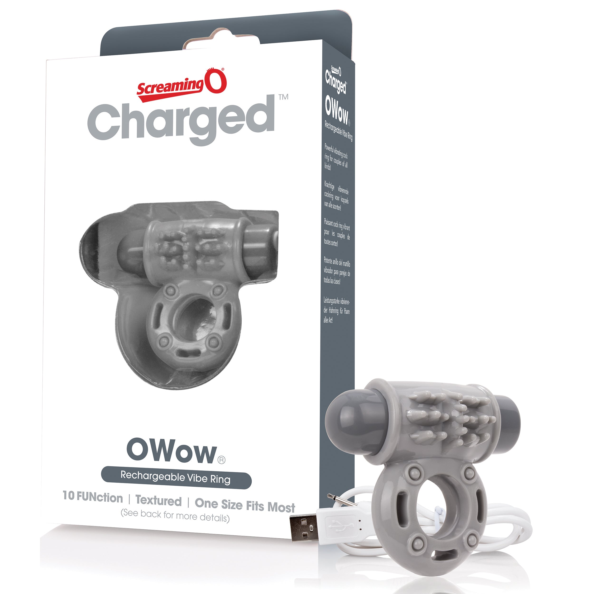 O Wow Ring – Rechargeable Vibrating Cock Ring with 10 Vibration Functions > Cock Ring > Vibrating