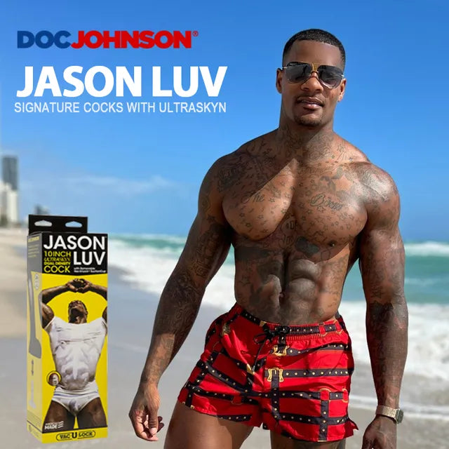 Signature Cocks Jason Luv 10 Inch ULTRASKYN Cock with Removable Suction Cup – Realistic Dildo > Dildos > Performer Replica Main image