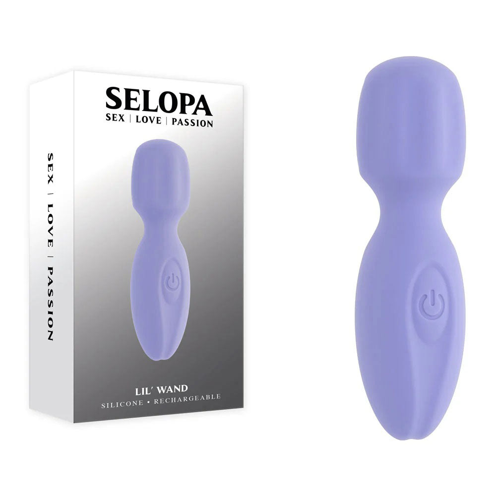 Selopa Lil' Wand 11 cm Massage Wand Purple Purple > Sex Toys > Mini Massagers