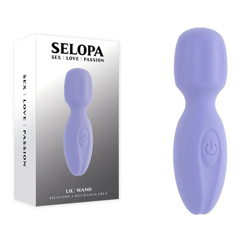 Selopa Lil' Wand 11 cm Massage Wand Purple Purple > Sex Toys > Mini Massagers